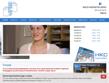 Tablet Screenshot of kirocenter.dk
